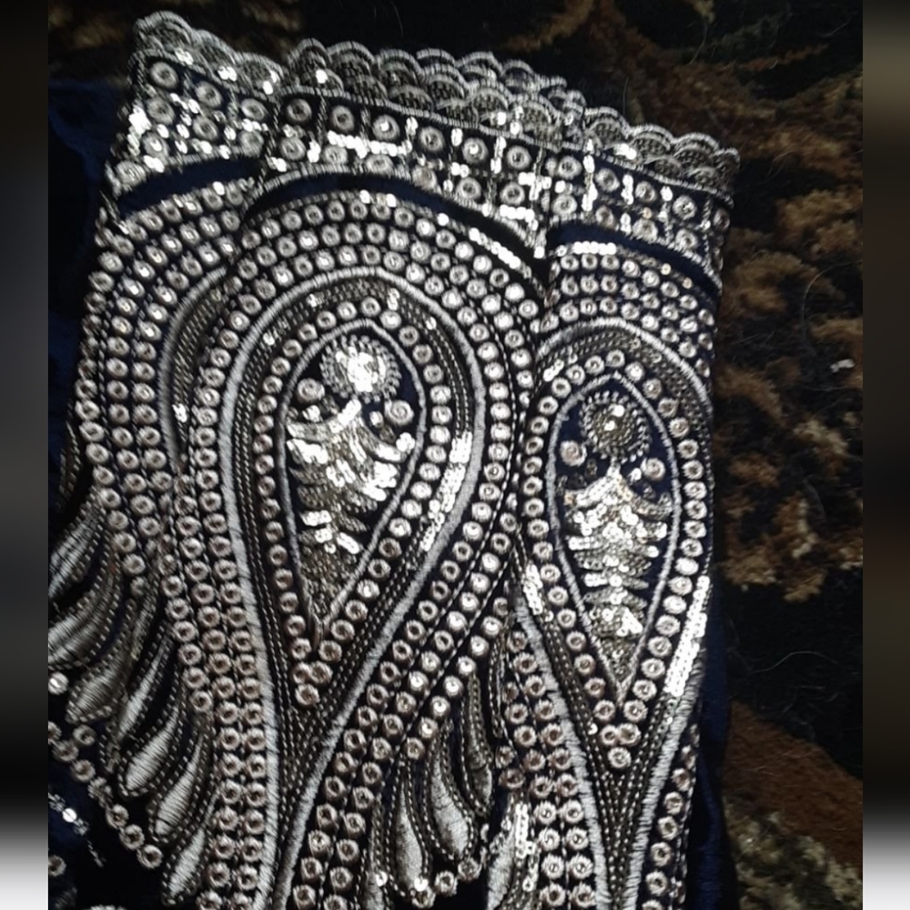 Lenni velvet sequin pants - Picture 4 of 7